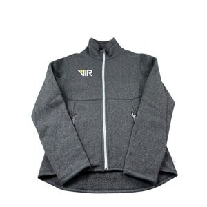 STIO Women's Gray Sweet water Full Zip Polyester Fleece Size Small